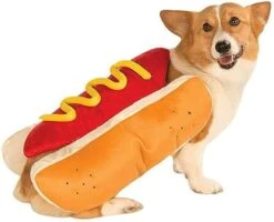 Hot Dog Pet Costumes Halloween Costumes, Fun Food Halloween Dog Cosplay Halloween Christmas Costumes Dog Clothes Party Costumes For Small To Medium Dogs And Cats (Small) -Zoo Shop 41KtzCtsepL. AC