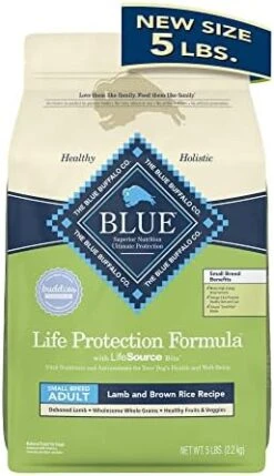 Blue Buffalo Life Protection Formula Natural Adult Small Breed Dry Dog Food, Chicken And Brown Rice 5-lb Trial Size Bag -Zoo Shop 41L1tMWSyPL. AC