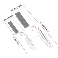 Zentric Magic Pet Comb, Zentric Multifunctional Pet Hair Comb Flea And Tear Stain Removal,dog Comb, Flea Comb For Dogs And Cats, Pet Comb (1 Pair, White) -Zoo Shop 41L2T4GKuFL