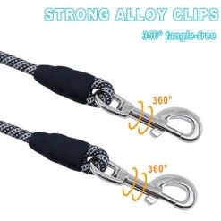 YUCFOREN Check Cord/Tie Out Long Rope Leash For Dog Training 15FT 20FT 26FT 40FT Obedience Recall Training Agility Lead For Large Medium Small Dogs, Great For Training, Camping, Playing, Backyard -Zoo Shop 41LABfSERBL