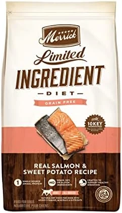 Merrick Limited Ingredient Diet Grain Free Dry Dog Food Real Salmon & Sweet Potato Recipe - 22.0 Lb Bag 13 Merrick Limited Ingredient Diet Grain Free Dry Dog Food Real Salmon & Sweet Potato Recipe - 22.0 Lb Bag - Image 11