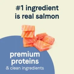 Canidae Pure Petite Premium Freeze-Dried Raw Coated Dog Food For Small Breeds, Real Salmon Recipe, 4 Lbs, Grain Free