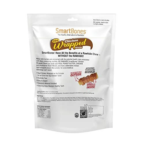 SmartBones Chicken-Wrapped Sticks, Treat Your Dog To A Rawhide-Free Chew Made With Real Chicken And Vegetables 4 SmartBones Chicken-Wrapped Sticks, Treat Your Dog To A Rawhide-Free Chew Made With Real Chicken And Vegetables - Image 2