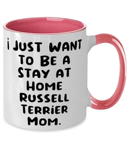 GENERIC Useful Russell Terrier Dog Two Tone 11oz Mug, I Just Want To Be A Stay At, Present For Pet Lovers, Inspire Gifts From Friends, Dog Toys, Dog Collars, Dog Beds, Dog Food, Dog Treats 4 GENERIC Useful Russell Terrier Dog Two Tone 11oz Mug, I Just Want To Be A Stay At, Present For Pet Lovers, Inspire Gifts From Friends, Dog Toys, Dog Collars, Dog Beds, Dog Food, Dog Treats - Image 2
