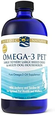 Nordic Naturals Omega-3 Pet, Unflavored - 16 Oz - 1518 Mg Omega-3 Per Teaspoon - Fish Oil For Large To Very Large Dogs With EPA & DHA - Promotes Heart, Skin, Coat, Joint, & Immune Health 11 Nordic Naturals Omega-3 Pet, Unflavored - 16 Oz - 1518 Mg Omega-3 Per Teaspoon - Fish Oil For Large To Very Large Dogs With EPA & DHA - Promotes Heart, Skin, Coat, Joint, & Immune Health - Image 9