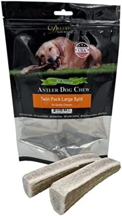 Deluxe Naturals Elk Antler Chews For Dogs | Naturally Shed USA Collected Elk Antlers | All Natural A-Grade Premium Elk Antler Dog Chews | Product Of USA, 1-LB Pack Large Cuts -Zoo Shop 41LxOo2gBYL. AC
