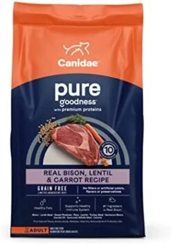 Canidae Pure Real Lamb, Goat & Venison Meals Recipe Adult Dry Dog 4 LB -Zoo Shop 41Lz3wRmy9L. AC