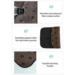 YECHUN Pee Pads | Leakproof Reusable Pee Pads For Dogs, Highly Absorbent, Machine Washable | Universal Portable Dog Potty Training Mat For Home Travel, Pet Supplies -Zoo Shop 41M62EfmcaL