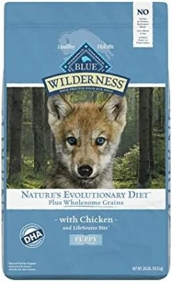 Blue Buffalo Wilderness High Protein Natural Puppy Dry Dog Food Plus Wholesome Grains, Chicken 13 Lb Bag 18 Blue Buffalo Wilderness High Protein Natural Puppy Dry Dog Food Plus Wholesome Grains, Chicken 13 Lb Bag -Zoo Shop 41MD4gA1BL. AC 1