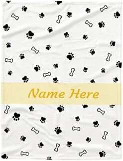 Dachshund Dog Blanket Personalized Dogs Blanket Puppy Blanket,Dog Gift For Dog Lovers Mom Dad Cute Dog Paw Prints Soft Flannel Throw Blanket For Bed Sofa Travel Extra Small 40"x30" For Pet 30 Dachshund Dog Blanket Personalized Dogs Blanket Puppy Blanket,Dog Gift For Dog Lovers Mom Dad Cute Dog Paw Prints Soft Flannel Throw Blanket For Bed Sofa Travel Extra Small 40"x30" For Pet -Zoo Shop 41MOP9GAd L. AC
