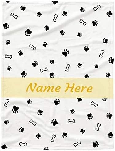 Dachshund Dog Blanket Personalized Dogs Blanket Puppy Blanket,Dog Gift For Dog Lovers Mom Dad Cute Dog Paw Prints Soft Flannel Throw Blanket For Bed Sofa Travel Extra Small 40"x30" For Pet 16 Dachshund Dog Blanket Personalized Dogs Blanket Puppy Blanket,Dog Gift For Dog Lovers Mom Dad Cute Dog Paw Prints Soft Flannel Throw Blanket For Bed Sofa Travel Extra Small 40"x30" For Pet - Image 14