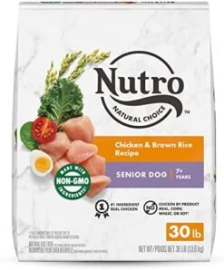 NUTRO NATURAL CHOICE Senior Dry Dog Food, Chicken & Brown Rice Recipe Dog Kibble, 30 Lb. Bag 17 NUTRO NATURAL CHOICE Senior Dry Dog Food, Chicken & Brown Rice Recipe Dog Kibble, 30 Lb. Bag -Zoo Shop 41MU6crYkVL. AC