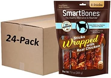 SmartBones Chicken-Wrapped Sticks, Treat Your Dog To A Rawhide-Free Chew Made With Real Chicken And Vegetables 7 SmartBones Chicken-Wrapped Sticks, Treat Your Dog To A Rawhide-Free Chew Made With Real Chicken And Vegetables - Image 5
