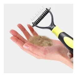 YangYan Pet Clean Hair Removal Remove Floating Hair Open Knot Comb Grooming Shedding Rake Dog Cat Pet Brush Grooming Tool (Color : Y, Size : S) -Zoo Shop 41Mf3BvJJCL
