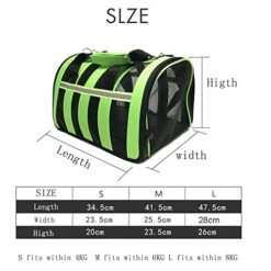 LEFEDA Pet Cat Carrier Shoulder Bag Portable Carrying Bag Breathable Travel Outdoor Transportin For Cats Small Dogs Puppy Pet Supplies Pet Backpack Carrier (Color : Blue, Size : M) -Zoo Shop 41Nhwcp0StL