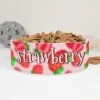 GENERIC Blur Strawberry Pattern Personalized Pet Bowl Cat Bowls, Cute Dog Bowl With Name, Custom Ceramic Dog Cat Pet Bowls Available In Two Sizes -Zoo Shop 41O4RGfwsAL