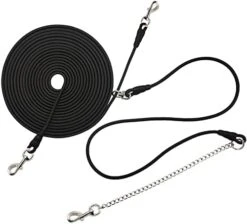 YUCFOREN Check Cord/Tie Out Long Rope Leash For Dog Training 15FT 20FT 26FT 40FT Obedience Recall Training Agility Lead For Large Medium Small Dogs, Great For Training, Camping, Playing, Backyard -Zoo Shop 41ODTMfVf5L. AC