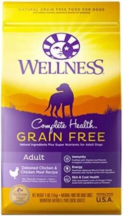 Wellness Complete Health Grain-Free Dry Dog Food, Natural Ingredients, Made In USA With Real Meat, For All Lifestages (Chicken, 24-Pound Bag) 23 Wellness Complete Health Grain-Free Dry Dog Food, Natural Ingredients, Made In USA With Real Meat, For All Lifestages (Chicken, 24-Pound Bag) -Zoo Shop 41OERWkqcrL. AC