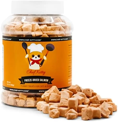 Chef Kitty - Premium Freeze Dried Cat Treats Salmon 1.75oz 6 Chef Kitty - Premium Freeze Dried Cat Treats Salmon 1.75oz - Image 4