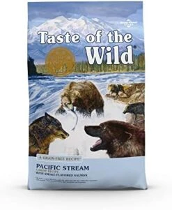 Taste Of The Wild Pacific Stream Grain-Free Dry Dog Food With Smoke-Flavored Salmon 28lb -Zoo Shop 41ONPwMfrL. AC