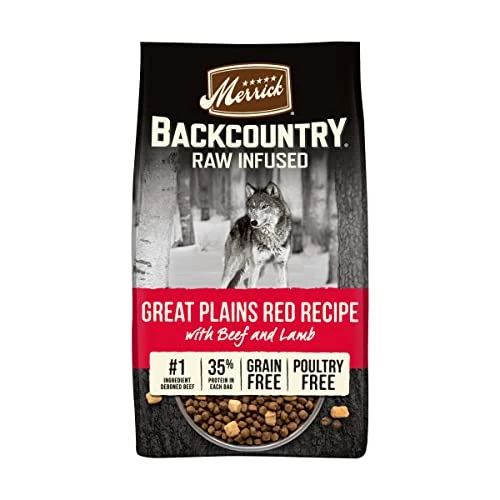 Merrick Backcountry Raw Infused Grain Free Dog Food, Great Plains Red Recipe, Freeze Dried Dog Food - 20.0 LB Bag 3 Merrick Backcountry Raw Infused Grain Free Dog Food, Great Plains Red Recipe, Freeze Dried Dog Food - 20.0 LB Bag