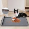 Dog Food Mat,Silicone Pet Feeding Mats For Food And Water 36" X 24" Large Dog Mat With Residue Collection Pocket Dog Cat Bowl Mat With High Edges To Prevent Water Food Spills 1 Dog Food Mat,Silicone Pet Feeding Mats For Food And Water 36" X 24" Large Dog Mat With Residue Collection Pocket Dog Cat Bowl Mat With High Edges To Prevent Water Food Spills -Zoo Shop 41OaLoGeXJL