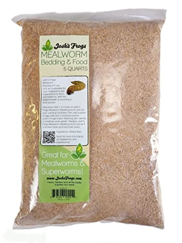 Josh's Frogs Mealworm & Superworm Wheat Bran Bedding And Food Source (5 Quarts) 3 Josh's Frogs Mealworm & Superworm Wheat Bran Bedding And Food Source (5 Quarts)
