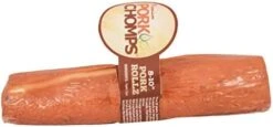 Pork Chomps Roasted Pork Skin Dog Chews, 8-inch Rolls, 5 Count -Zoo Shop 41OxMN0JUKL. AC