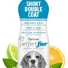 TropiClean Perfect Fur Dog Shampoo For Shedding Control For All Breeds With A Short Double Coat, 16 Ounce -Zoo Shop 41P3oZCTtVL