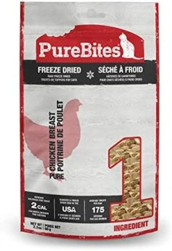 PureBites Freeze Dried Chicken Breast Cat Treats 156g | 1 Ingredient | Made In USA (Packaging May Vary) 18 PureBites Freeze Dried Chicken Breast Cat Treats 156g | 1 Ingredient | Made In USA (Packaging May Vary) -Zoo Shop 41P4NuH5OL. AC