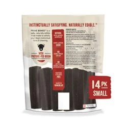 Purina Prime Bones Made In USA Facilities Natural Small Dog Treats, Filled Chew With Pasture-Fed Bison - 14 Ct. Pouch -Zoo Shop 41P7v972cwL