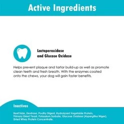 Ora-Clens Oral Hygiene Chews For Small Dogs - Cleans Teeth And Freshens Breathe - Coated With Enzymes - Prevents Plaque & Bacteria Build Up - 30 Chews -Zoo Shop 41PDDSdwAQL