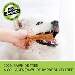 ChewRuffic Chicken Dog Chew Sticks, Puffed Human Grade Dog Treat Sticks, Rawhide Alternative, Easy To Digest 10pcs/Pack -Zoo Shop 41PLJOzfbYL