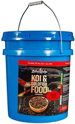 Blue Ridge Fish Food [5lb], Color Rich Formula 3/16" Floating Pellet, Koi And Goldfish -Zoo Shop 41POfixMUML. AC