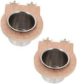 POPETPOP 6 Pcs Water Cup Trough Hamster Water Bowl Food Dispenser Puppy Chow Dog Food Stainless Steel Bird Cups Parrot Food Cup Parrot Food Bowls Parrot Hanging Cup Feeding Trough Plate Pet -Zoo Shop 41PXzmFIWHL. AC