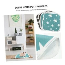 POPETPOP 8 Pcs Pet Pee Pad Wee Pads For Dogs Large Dog Pee Pads Washable Dog Pee Pad Dog Mat Non Dog Mats Dog Mat For Food And Water Pet Pee Mat Urinal Pad Pee Pads For Pet Grey Small Pet -Zoo Shop 41Pb3GDiS5L