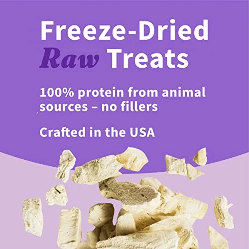 Halo 100% Chicken Breast Freeze-Dried Raw Treats, 2.2 Oz. 5 Halo 100% Chicken Breast Freeze-Dried Raw Treats, 2.2 Oz. - Image 3