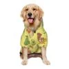 Large Dog Hoodie Cactus-and-Taco-Mexican-Food Pet Clothes Sweater With Hat Soft Cat Outfit Coat Medium