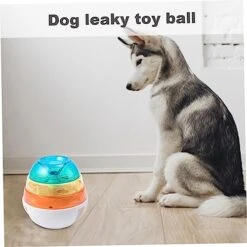 Pet Food Ball Toy Treat Tower Dog Cat Slow Feeder Dog Bowl Treat Dispenser Dog Toy Interactive Toys Pet Supplies For Dogs Cats (Colorful) -Zoo Shop 41Py7HylIYL