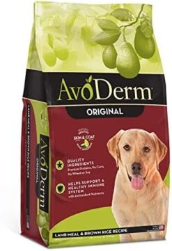 AvoDerm Natural Lamb Meal & Brown Rice Recipe Dry Dog Food, For Allergy Support, 26 Lb -Zoo Shop 41Q39gcOOFL. AC