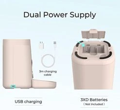 DOGNESS Automatic Wide View Smart Camera Dog/Cat Feeder - 4L Large Capacity, App Control, Food Dispenser With WiFi, Portion Control, Voice Recording, Timer Programmable (Pink) -Zoo Shop 41QxcyinvYL