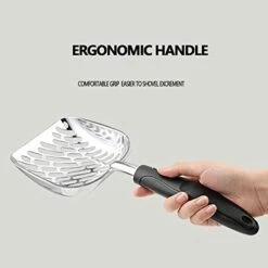 Howstar Pet Supplies For Cats Kitty Litter Litter Metal Scoop Pet Durable Pet Scoop Solid Scoop Cat Litter Sifting Pet Supplies -Zoo Shop 41QznOnLSxL