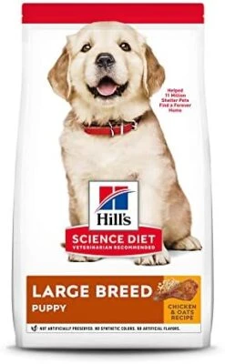 Hill's Science Diet Puppy Large Breed Chicken Meal & Brown Rice Recipe Dry Dog Food, 27.5 Lb. Bag -Zoo Shop 41RFqfpiVmL. AC