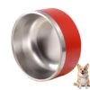Stainless Steel Dog Bowls For Food/Water 64oz For Large Dogs, Durable Double Walled Vacuum Insulated Dog Feeding Bowl, Drop Resistant Non Spill Non Skip (64oz-Wild Red) -Zoo Shop 41RJ5cFpJ0L