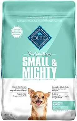 Blue Buffalo True Solutions Small & Mighty Natural Small Breed Adult Dry Dog Food, Chicken 4-lb -Zoo Shop 41Rg2fw4VrL. AC