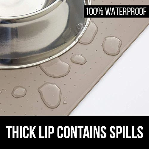 Gorilla Grip Pet Feeding Mat And Honeycomb Cat Litter Mat, Both In Beige Color, Feeding Mat Size 18.5x11.5, Cat Mat Size 24x15, Water Resistant, 2 Item Bundle 5 Gorilla Grip Pet Feeding Mat And Honeycomb Cat Litter Mat, Both In Beige Color, Feeding Mat Size 18.5x11.5, Cat Mat Size 24x15, Water Resistant, 2 Item Bundle - Image 3