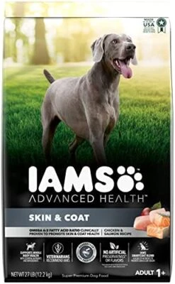 IAMS Advanced Health Skin & Coat Chicken And Salmon Recipe Adult Dry Dog Food, 13.5 Lb. Bag -Zoo Shop 41SACQMC8UL. AC