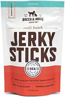 Rocco & Roxie Jerky Dog Treats Made In USA Healthy Treats For Potty Training High Value Real Meat Slow Roasted Snacks For Small, Medium & Large Dogs & Puppies Soft Chews, 1 Pound (Pack Of 1) 11 Rocco & Roxie Jerky Dog Treats Made In USA Healthy Treats For Potty Training High Value Real Meat Slow Roasted Snacks For Small, Medium & Large Dogs & Puppies Soft Chews, 1 Pound (Pack Of 1) -Zoo Shop 41SO54IxpuL. AC
