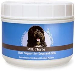 Herbsmith Organic Milk Thistle For Dogs And Cats – Liver Supplement For Dogs & Cats – Made In USA – 500g Powder -Zoo Shop 41SdfAeDPfL. AC