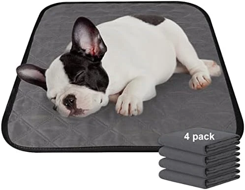 CBBPET Washable Dog Pee Pads Dog Pee Pad,Dog Bed Waterproof Dog Mat Non-Slip Puppy Potty Training Pads For Dogs (18*24-Grey*4-New) 7 CBBPET Washable Dog Pee Pads Dog Pee Pad,Dog Bed Waterproof Dog Mat Non-Slip Puppy Potty Training Pads For Dogs (18*24-Grey*4-New) - Image 5